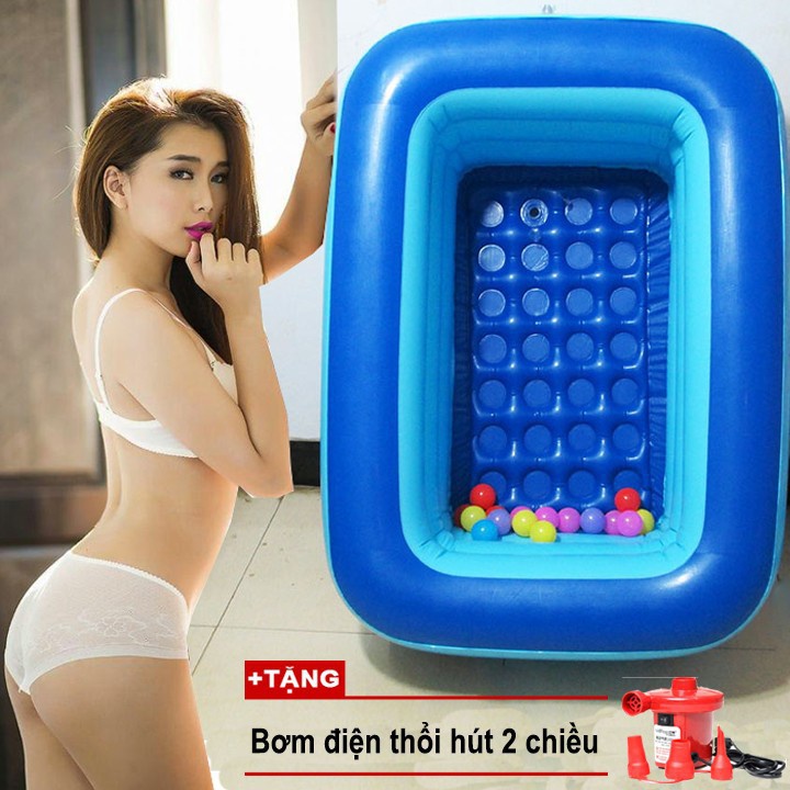 [FREESHIP] Bể bơi phao 3 tầng 2m6 TẶNG BƠM ĐIỆN (260x125x55)