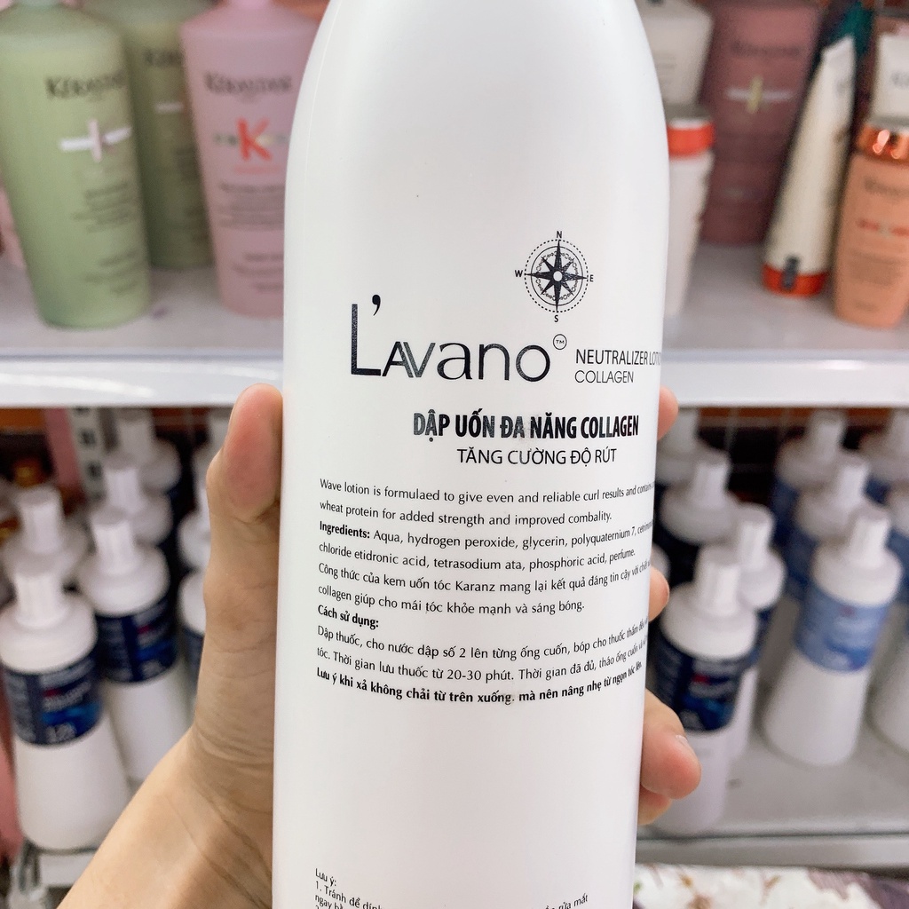 Combo Uốn Duổi Nóng Bồng Bềnh phủ Bóng Nano Lavano 1000ml