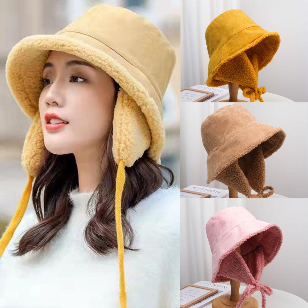 MIH Mũ Bucket Chất Liệu Mềm Mại Bảo Vệ Tai Thời Trang Dành Cho Nam Và Nữ