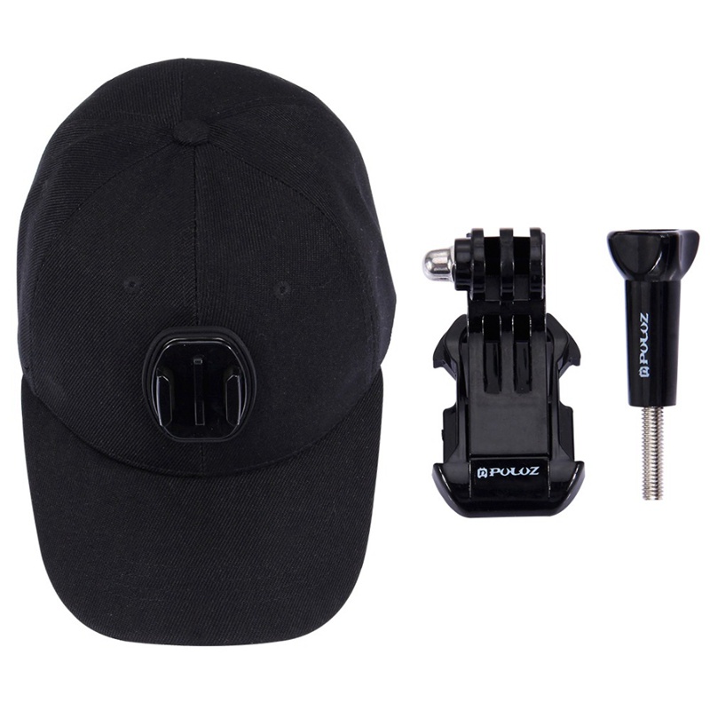 Mũ lưỡi trai kèm giá đỡ cho GoPro HERO5 HERO4 Session HERO