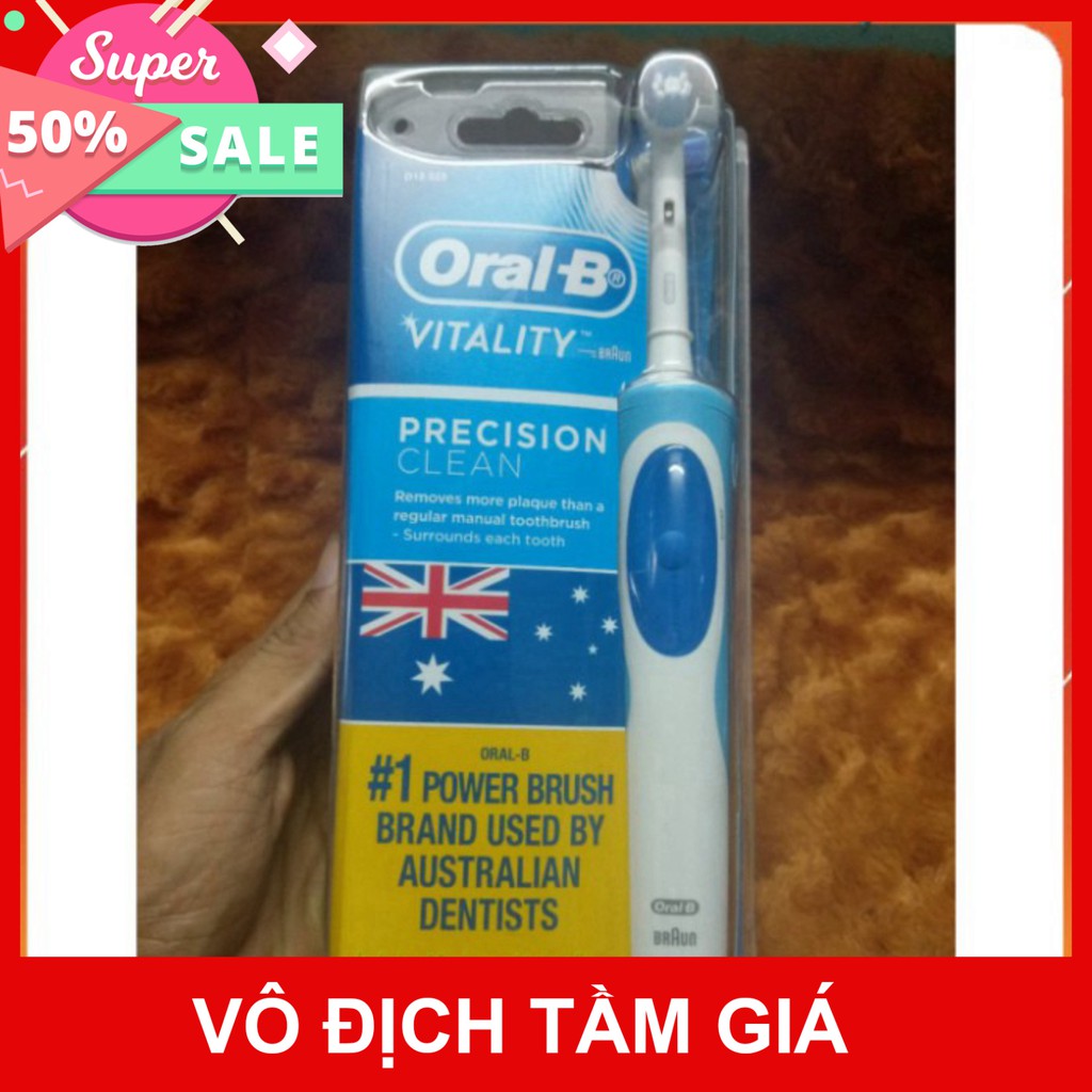 GIÁ VÔ DỊCH Bàn chải điện Oral B Vitality Pro White Electric Toothbrush tặng1 đầu bàn chải Úc GIÁ VÔ DỊCH