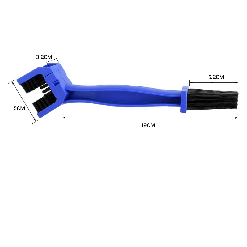 Bàn Chải Nhựa Ba Mặt Làm Sạch Xích Xe Đạp Leo Núi
