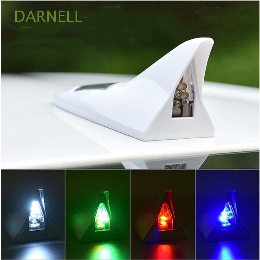 Ăng Ten Vây Cá Mập Cho Ô Tô Có Đèn Led Năng Lượng Mặt Trời Cảnh Báo An Toàn Chống Va Chạm