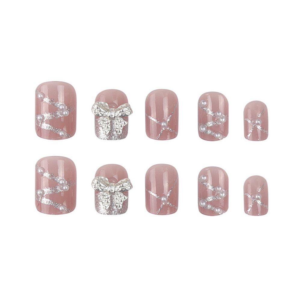 Set 24 Móng Tay Giả Có Thể Tháo Rời Tiện Dụng