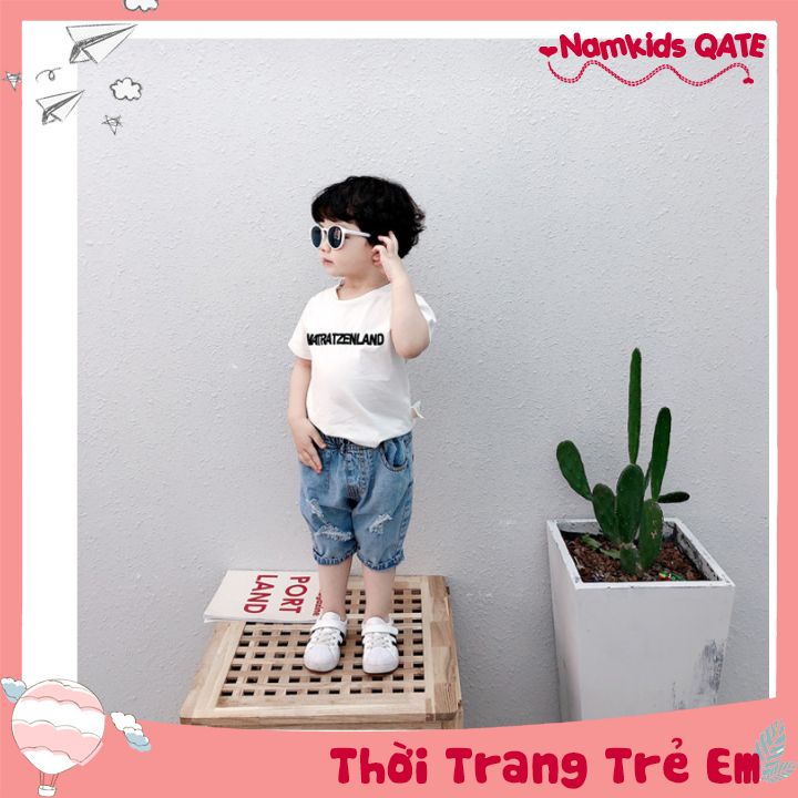 Áo Thun In Sau Lưng Cho Bé Từ 7kg Đến 25kg Hình In Sau Lưng Ngộ Nghĩnh _ Namkidsqate