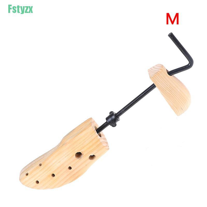 fstyzx Unisex women men wooden adjustable 2-way shoe stretcher shoe expander shaper