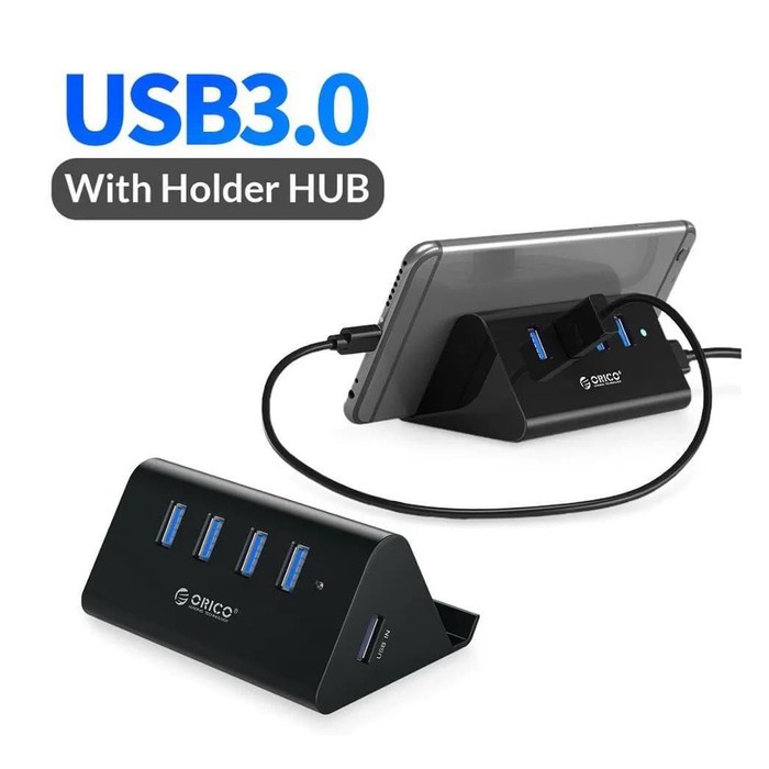 Bộ Chia Usb 3.0 Orico Shc-u3 Tốc Độ Cao Kèm Giá Đỡ Đứng