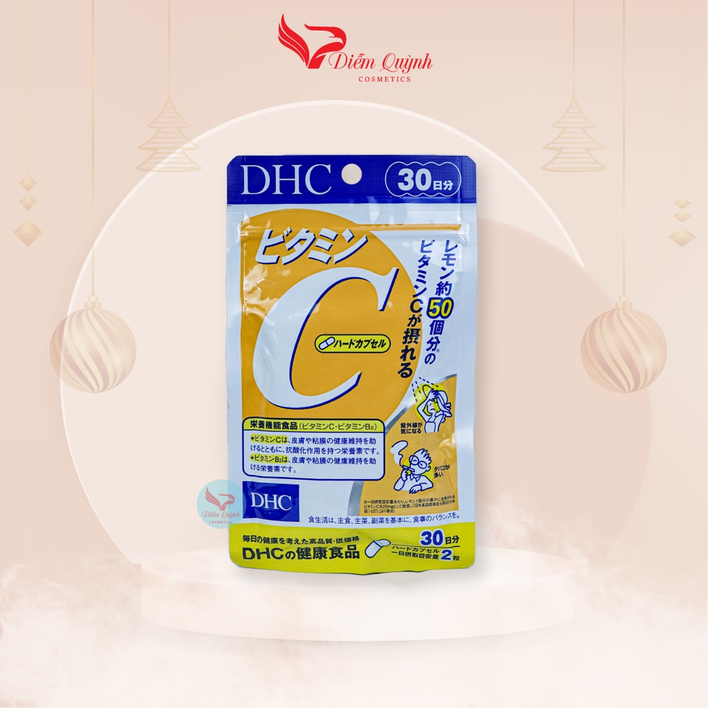 Viên uống vitamin C DHC Hard Capsule Nhật Bản