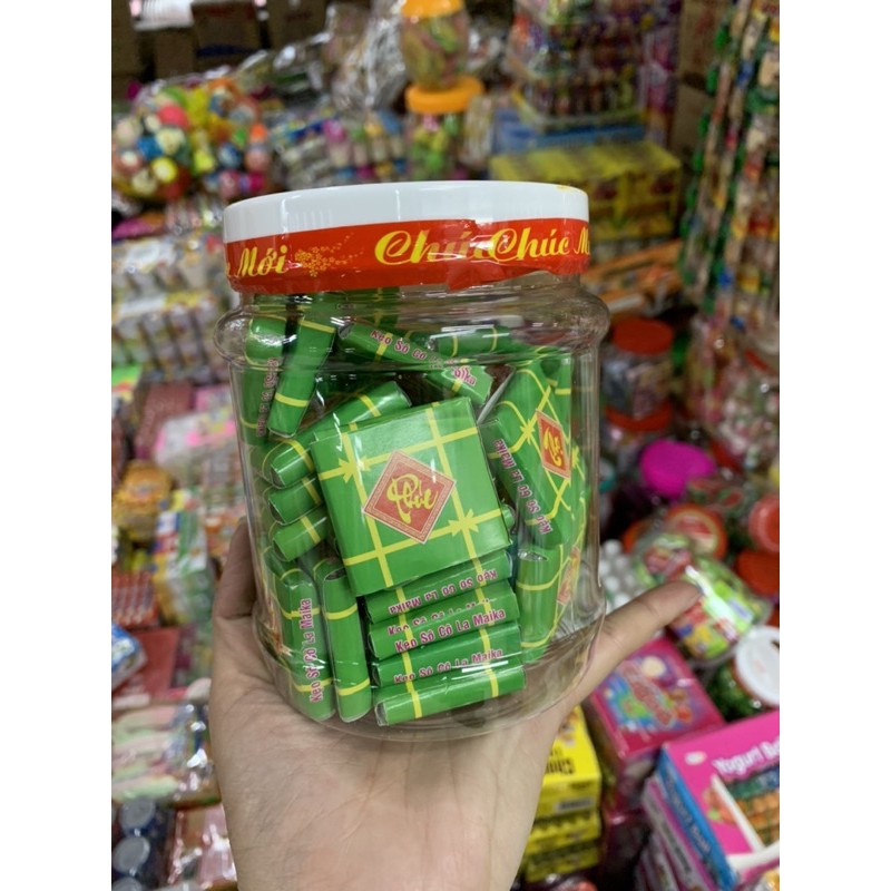 kẹo socola hình bánh chưng