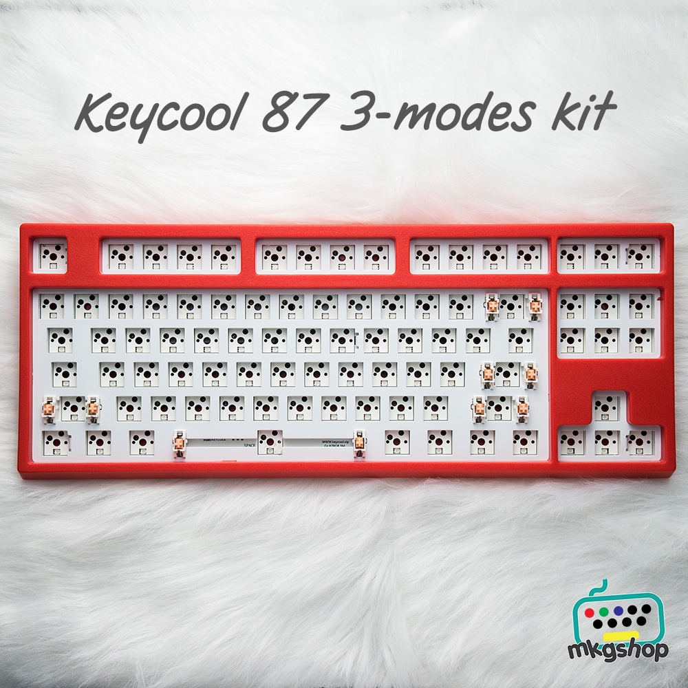 Kit bàn phím keycool 87 bluetooth, wireless, typeC, hot swap, RGB