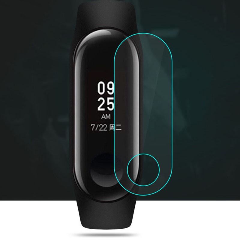 1 piece Miếng Dán Trong Suốt mặt đồng hồ Xiaomi Mi Band 4