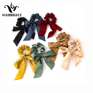 XiaoboACC Dây Buộc Tóc Thắt Nơ Thời Trang Hàn Quốc