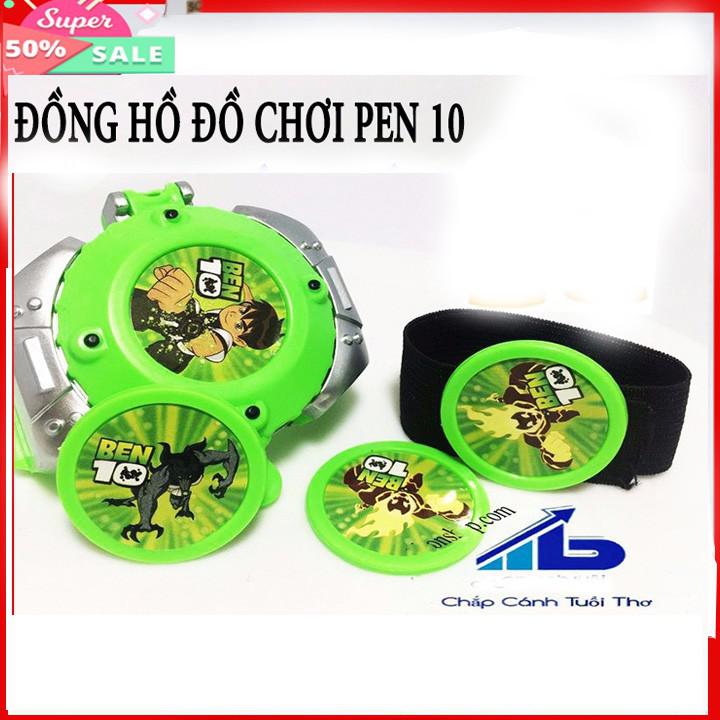 Đồng hồ trẻ em pen 10 đồng hồ bắn đĩa pen 10 pen ten