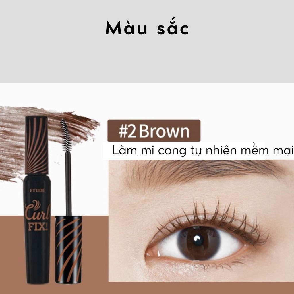 Mascara làm cong mi Etude House Lash Perm Curl Fix 8g