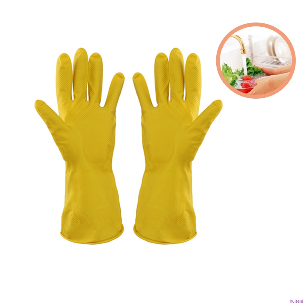 Găng Tay Cao Su Chống Thấm Nước Tiện Dụng Cho Nhà Bếp / Làm Vườn