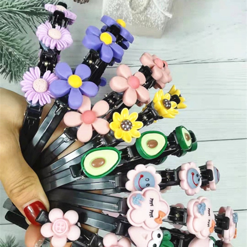 Cài Tóc Trang Trí Hoa Cúc Dễ Thương Phong Cách Hàn Quốc Cho Nữ