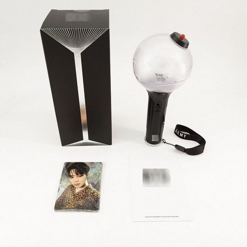 (Kèm pin) Lightstick BTS bomb Ver 3 Unoff quà tặng xinh xắn, dễ thương