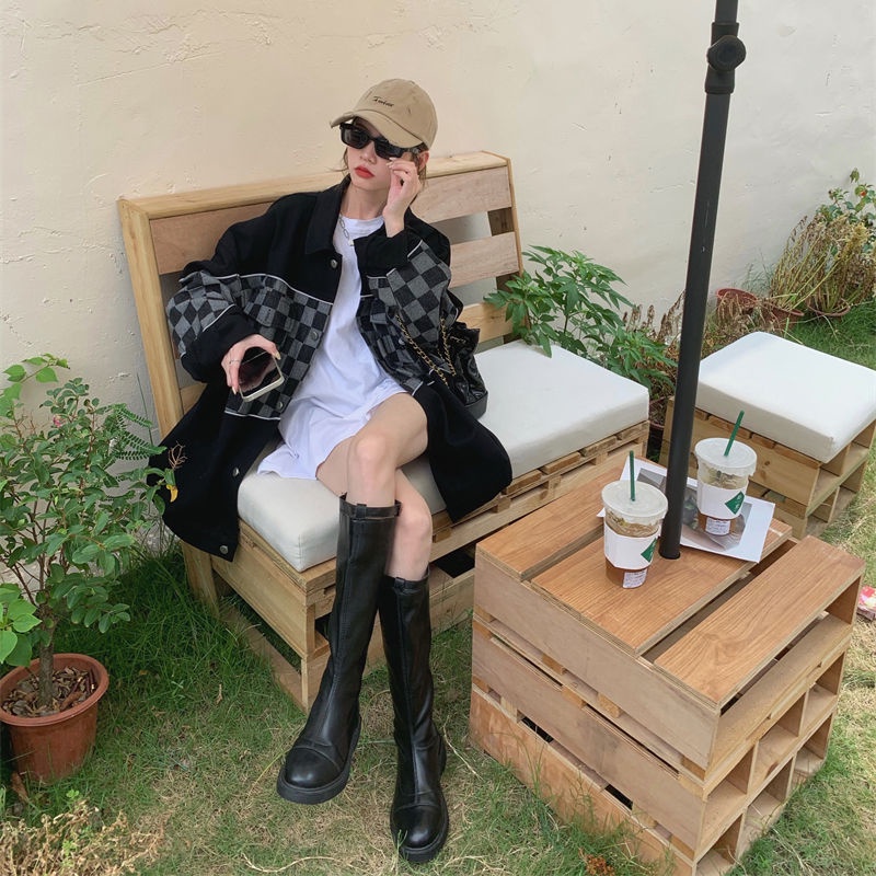 Áo khoác jeans tay dài thời trang dành cho nữ