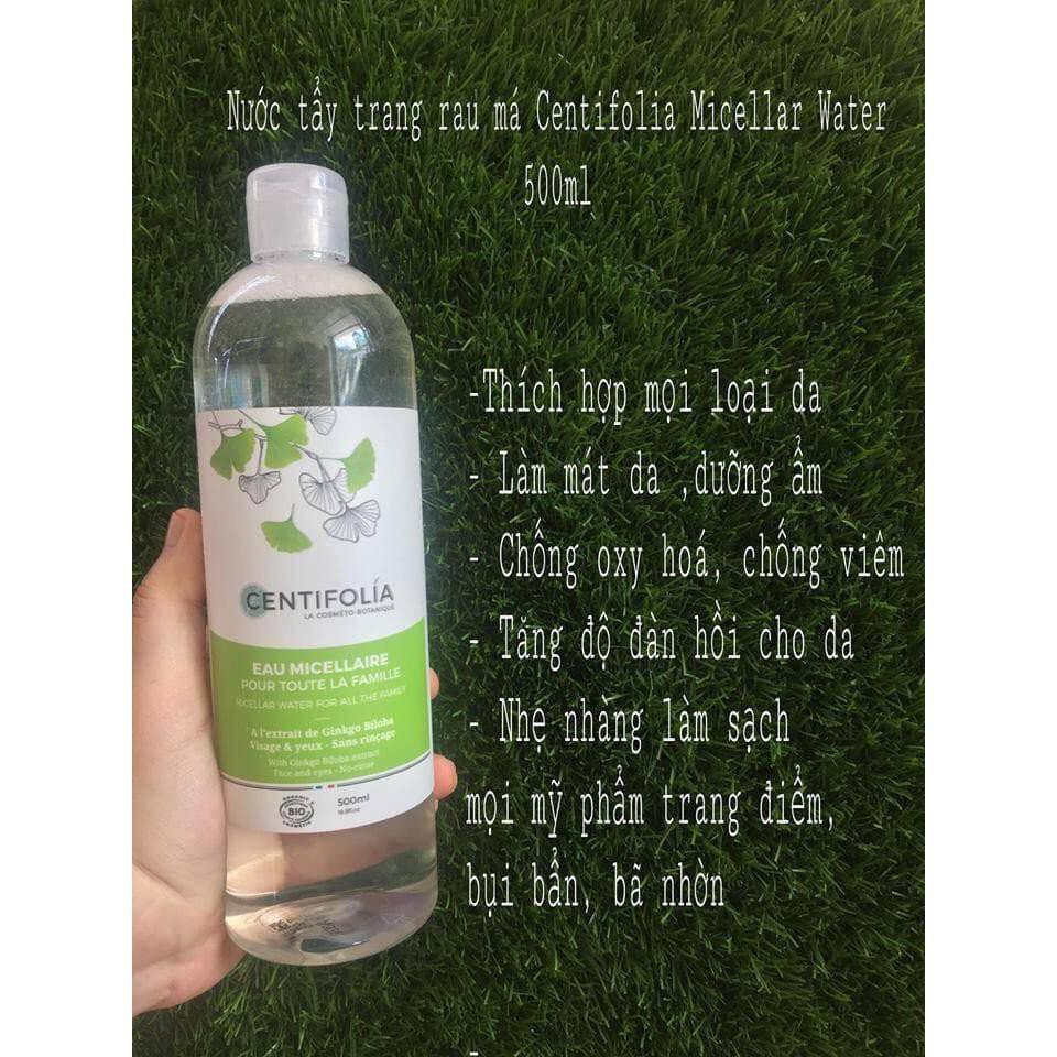 Nước Tẩy Trang Rau Má Centifolia Micellar Water 500ml | BigBuy360 - bigbuy360.vn