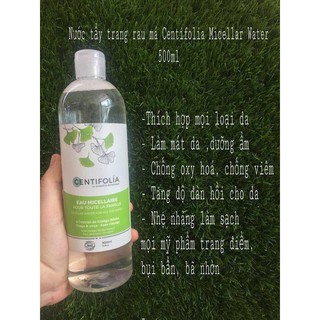 nước tẩy trang rau má CENTIFOLIA💧 Pháp