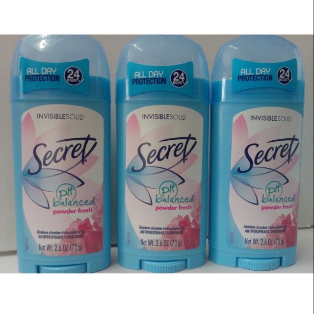 Lăn khử mùi Secret Ph Balanced Powder Fresh 73g Của Mỹ
