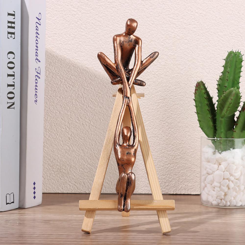 KUNHEV Mô Hình Cặp Đôi Bằng Nhựa Resin Sáng Tạo Để Bàn Trang Trí