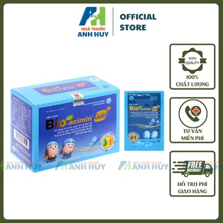 Cốm vi sinh bio acimin gold việt đức hỗ trợ ăn ngon cho bé h/30 gói