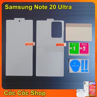Miếng dán dẻo măt trước, mặt sau Samsung Note 20 Ultra/ Note 20/ Note 10 Plus/ Note 10 lite/ Note 10/ Note 9/ Note 8