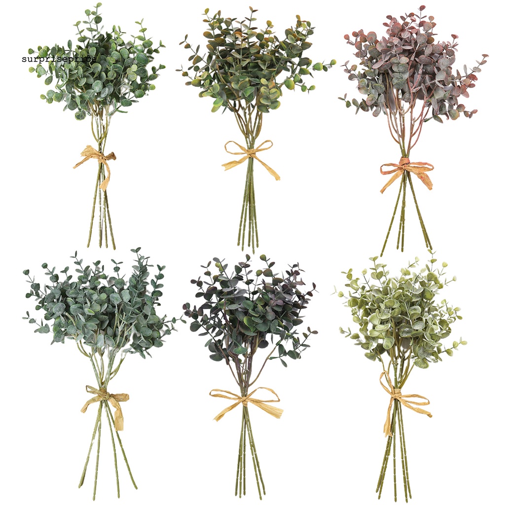 Bó 5 cành cây bạch đàn nhân tạo dành cho trang trí tiệc cưới