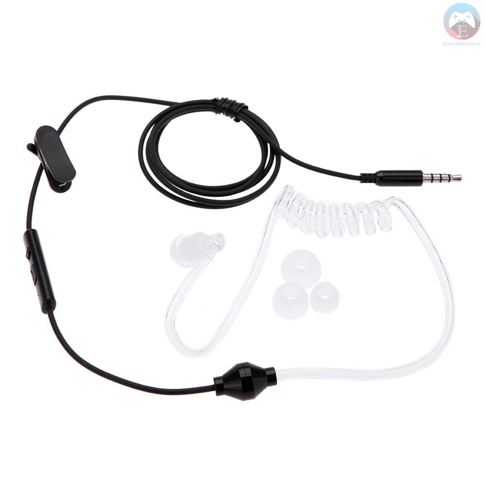 Tai Nghe Nhét Tai Chống Bức Xạ Có Mic Cho Iphone Samsung Xiaomi Mp3 Máy Tính Bảng Pc