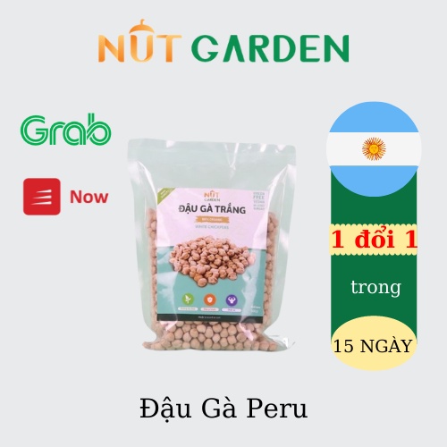 Nut Garden - Hạt Đậu Gà Chickpeas - Nhập Khẩu Nam Mỹ - Túi 500gr, 1kg