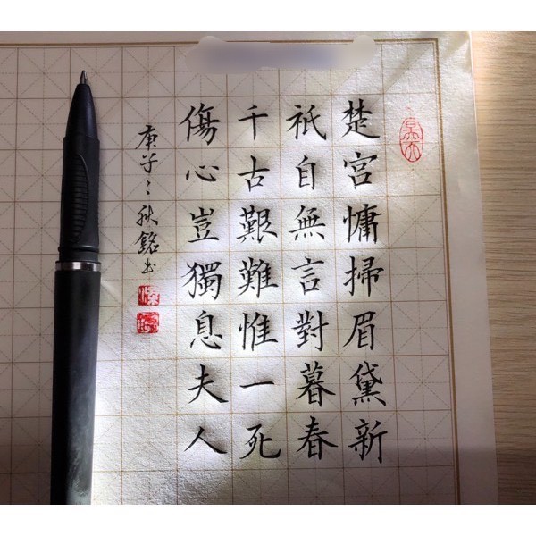 Bút Gel ODEMEI Ngòi 0.7 mm Tập Viết Chữ Hán Luyện Viết Tiếng Trung Đẹp, luyện thư pháp bút sắt