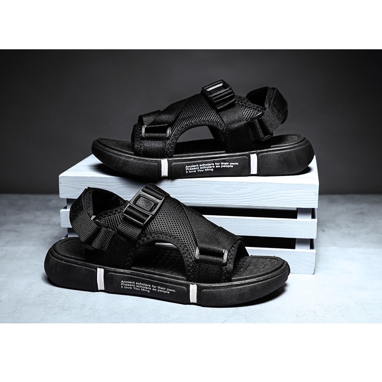 Sandal nam dép nam quai hậu đi học dép xăng đan sandan đi chơi trẻ trung cá tính chống trượt G2926