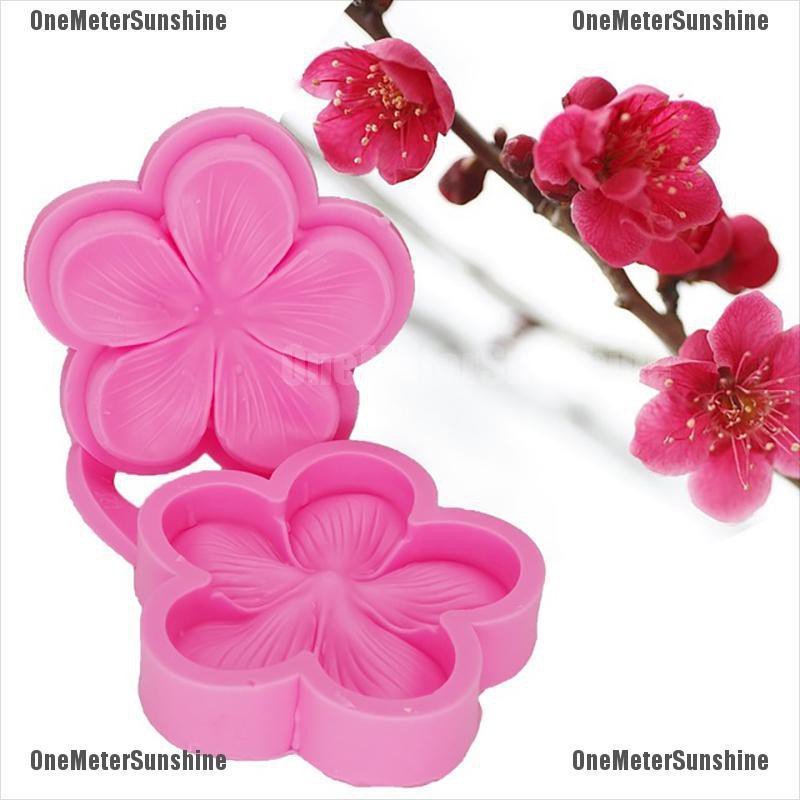 Khuôn Silicone Tạo Hình Hoa Đào 3d Sống Động Trang Trí Bánh