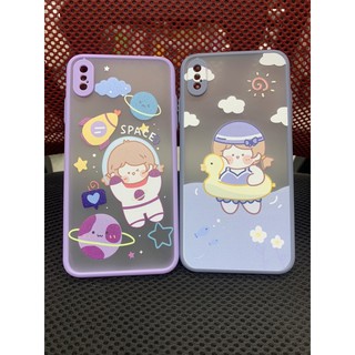 Ốp lưng iPhone X/Xs, XS max viền dẻo bảo vệ camera in hình cute