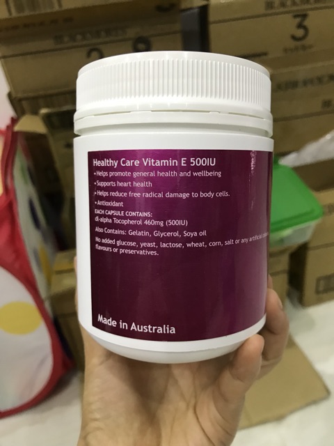 Viên uống Healthy Care Vitamin E 500IU 200v | BigBuy360 - bigbuy360.vn