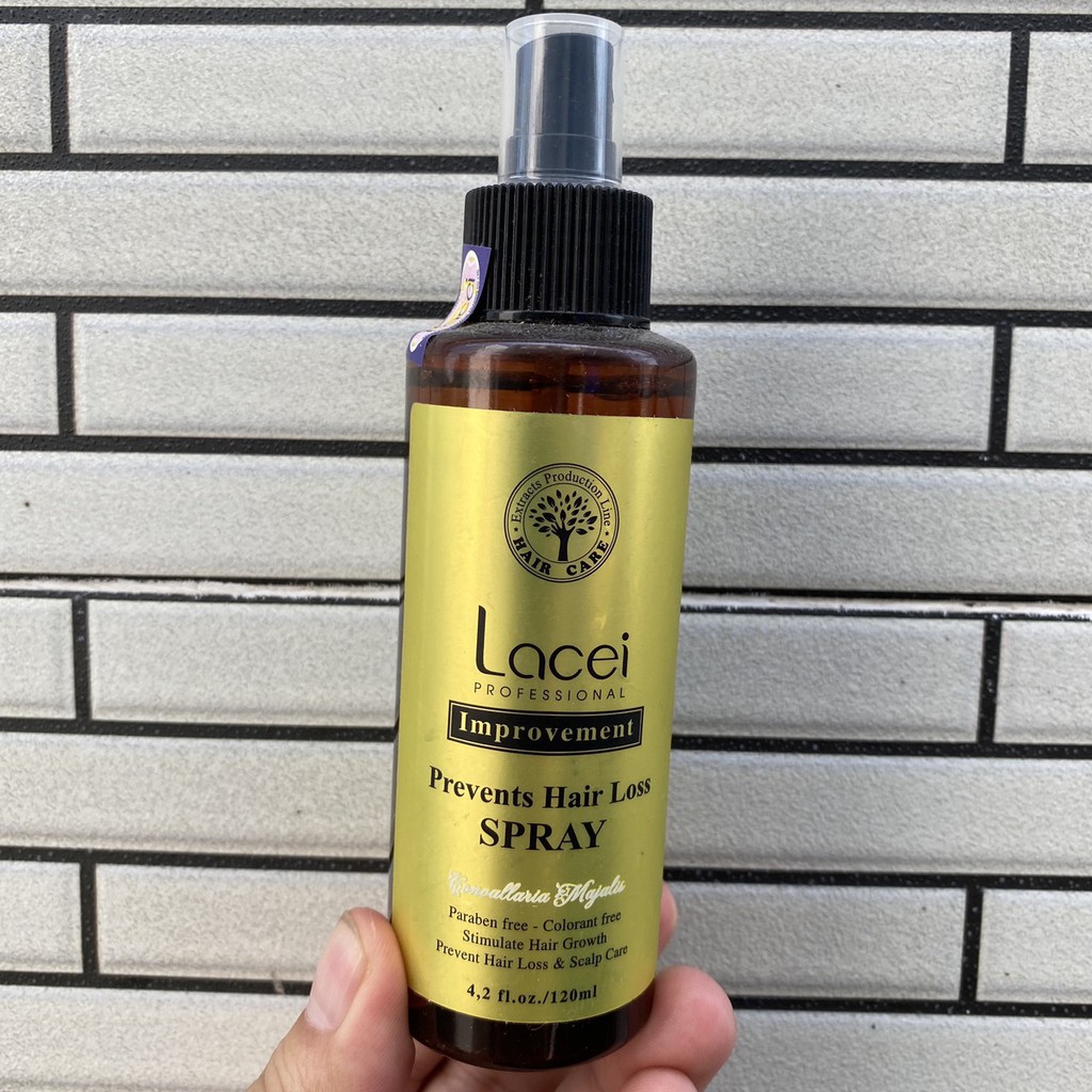 Xịt dưỡng serum chống rụng và kích thích mọc tóc Lacei Improvement Spray  Prevents Hair Loss