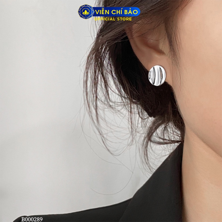 Khuyên tai bạc nữ Swing chất liệu bạc 925 thời trang phụ kiện trang sức Viễn Chí Bảo B000289