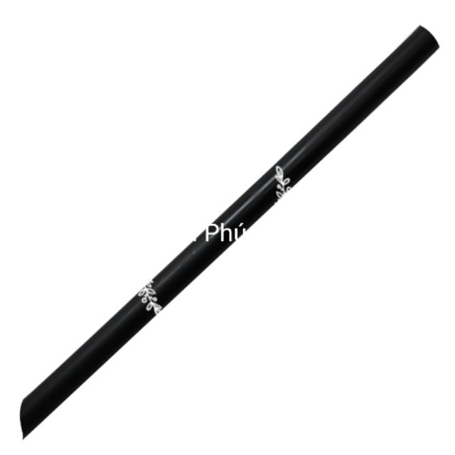 0.5kg Ống hút trân châu nhọn đen/trong/màu phi 12