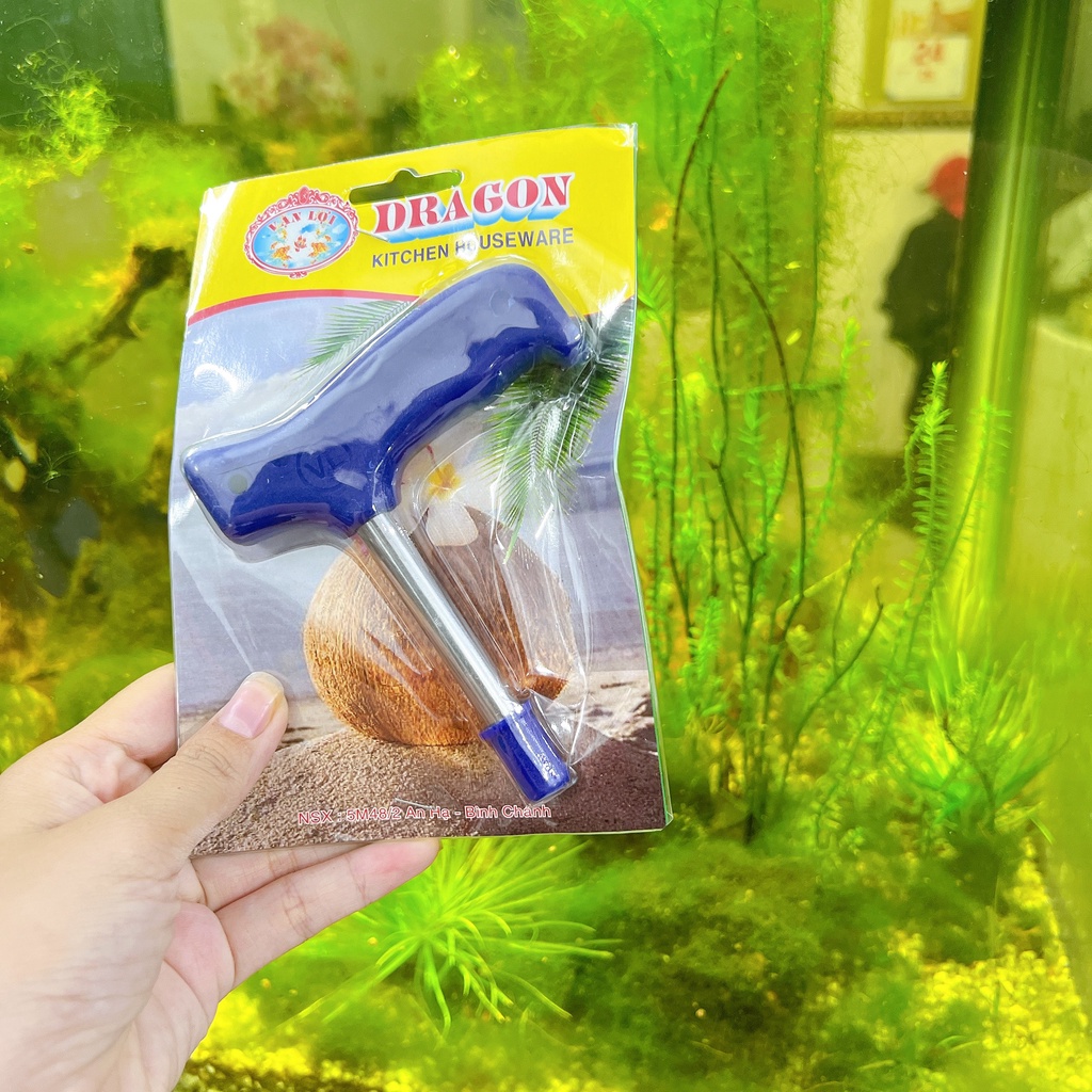 Dụng cụ khui dừa Vạn Lợi, dụng cụ đục lỗ trái dừa siêu nhanh tiện lợi Chắc Chắn Hàng Loại 1
