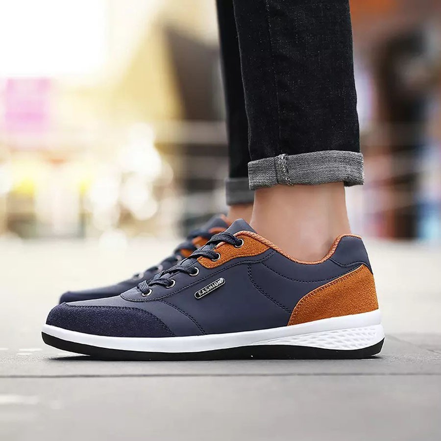 Giày thể thao sneakers nam, giày nam chất liệu da lộn cao cấp đi êm chân thoải mái năng động (BN0068)