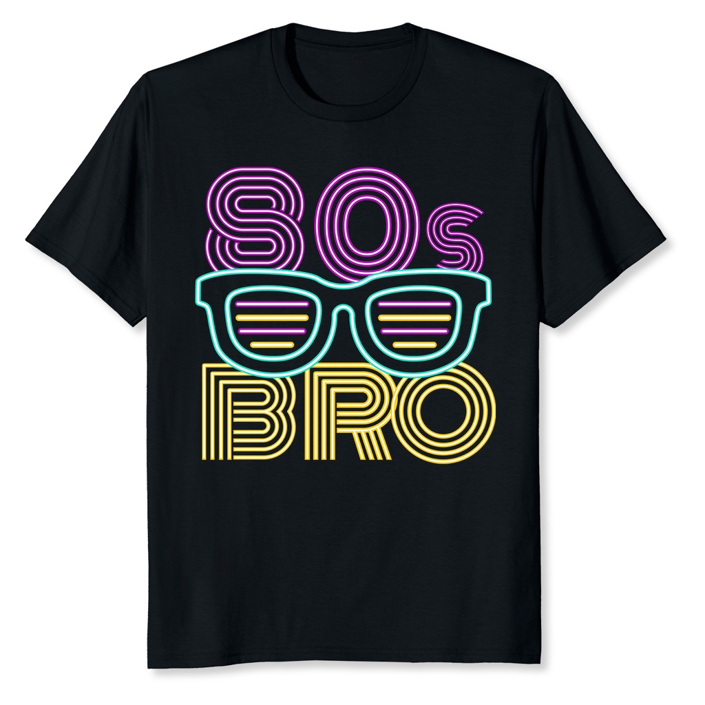 Retro 80S Bro Eighties Trang Phục Nam Áo Thun 80S
