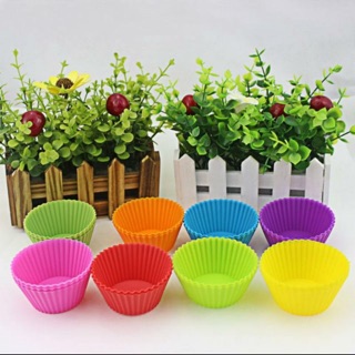 Khuôn silicon làm bánh muffin