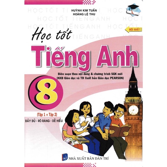 Sách - Học Tốt Tiếng Anh 8 (Tập 1 + Tập 2)