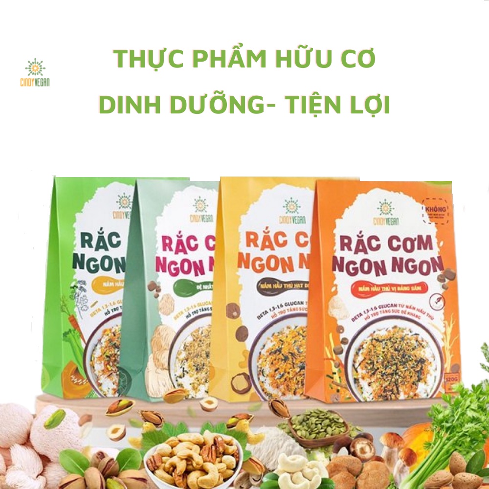 Rắc Cơm Ngon Ngon Cindy Vegan 120gr - XanhSam Organic