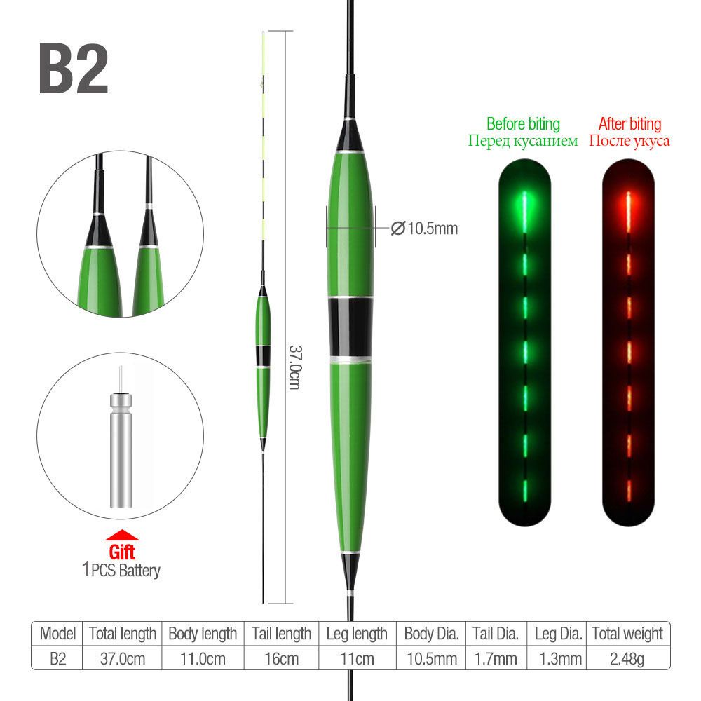 Phao Câu Cá Thông Minh Tự Động Có Đèn Led