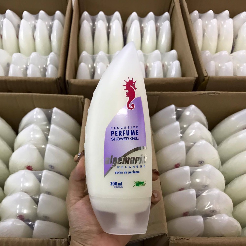 Sữa Tắm Nước Hoa Algemarin Perfume 300ml Sữa Tắm Cá Ngựa Hương Thơm Tuyệt Hảo Lưu Hương 8h SUTACAN01 RENEVA