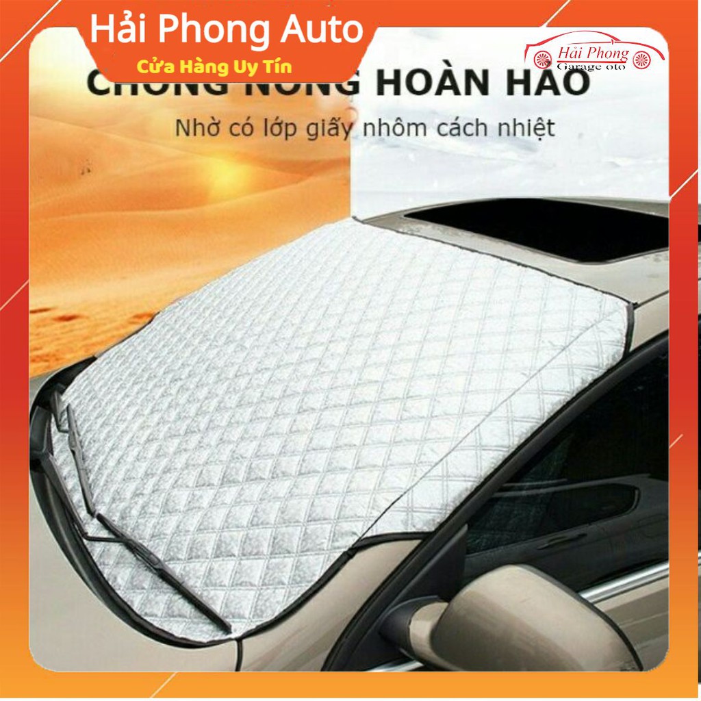 Bạt phủ kính lái 4 lớp PHỦ TRÁNG NHÔM chống gió chống trộm | BigBuy360 - bigbuy360.vn