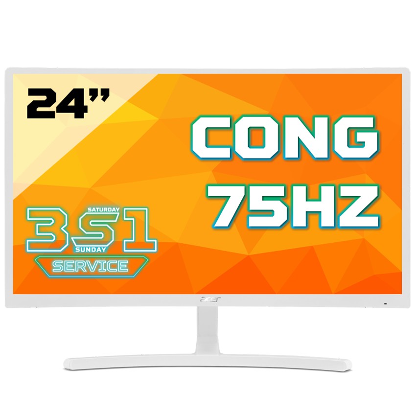 Màn Hình Acer ED242QR VA/ Full HD/ 75Hz Chống lóa, Lọc 80% ánh sáng xanh | BigBuy360 - bigbuy360.vn