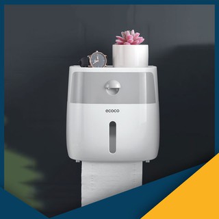 Hộp đựng giấy vệ sinh 2 ngăn ecoco 9233